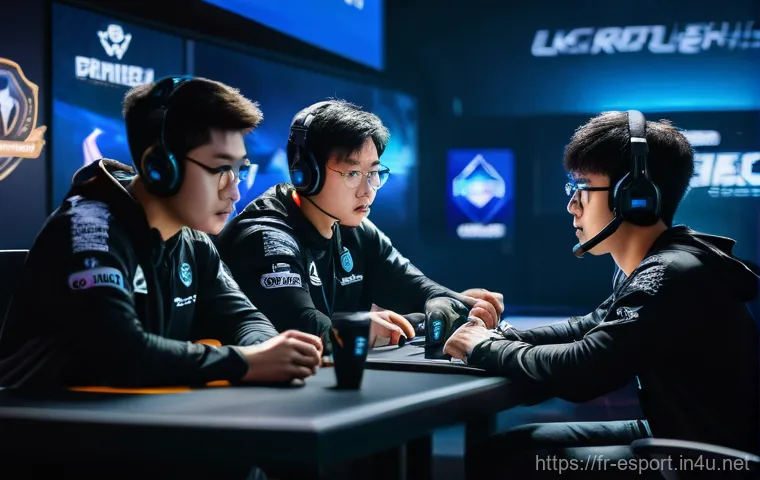 LCK 프랜차이즈 팀 비교 - **Prompt:** "A high-fidelity, detailed image capturing the intense atmosphere of a professional LCK ...