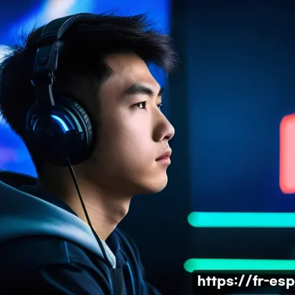 롤 프로 경기 비하인드 스토리 - **Prompt 1: The Weight of Expectation**
    A young, East Asian professional League of Legends playe...