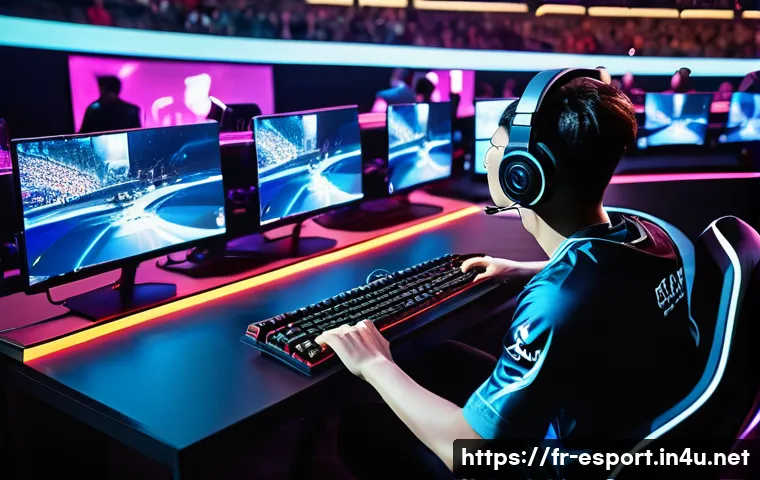 롤드컵 MVP의 의미 - A dynamic esports tournament scene featuring a skilled League of Legends MVP player in mid-action, d...
